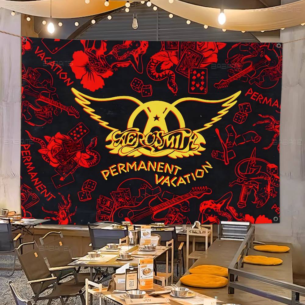 Commercial Printing Company - Band di Rock Classico A-Aerosmith, Stampa