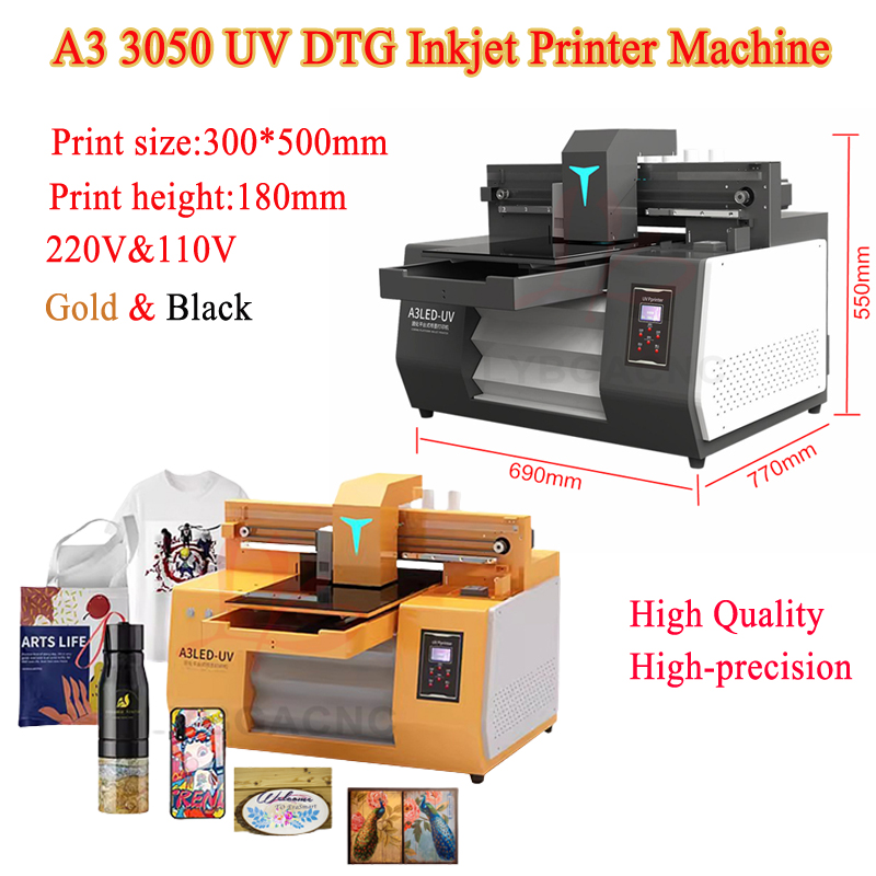 Photo Printer - Stampante Inkjet UV DTG LYBGA Oro