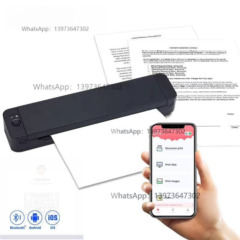 NUOVA stampante portatile A4 d - Thermal Printer recensione e prezzo